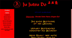 Desktop Screenshot of jujutsudo.de