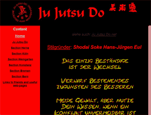 Tablet Screenshot of jujutsudo.de